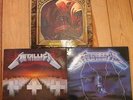 METALLICA MASTER OF PUPPETS + RIDE THE LIGHTNING + DOOMSDAY NEWS 3LP VINYL