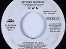 Rap 45 N.W.A. Express Yourself RUTHLESS HEAR VG++