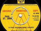 Paul St. John -Flying Saucers Have Landed Demo Rare Psych/Glam -1972-HEAR
