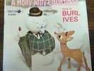 Rare Christmas 45 & Picture Sleeve Burl Ives- Holly Jolly Christmas- Rudolph