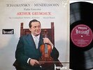 ARTHUR GRUMIAUX / TCHAIKOVSKY  - MENDELSSOHN  / PHILIPS HI-FI STEREO