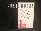 THE PRETENDERS - THE SINGLES LP - SIGNED BY CHRISSIE HYNDE WITH POSTER