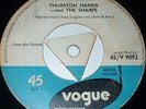 THURSTON HARRIS & SHARPS Little Bitty Pretty One 45 1957 VOGUE TRI 1st Press