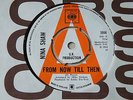 Nina Shaw From Now Till Then 45 UK CBS 1967 DEMO Soul Promo Sheet Mike Vickers