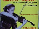 Johanna MARTZY violin / Brahms Violin Concerto - COLUMBIA CX 1165 UK