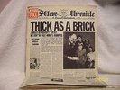 JETHRO TULL L.P. THICK AS A BRICK WITH FULL St. HELENS CHRONICAL FULLY INTACT