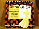 FERNAND OUBRADOUS / STRAVINSKY histoire du soldat / RARE PATHE LP / EX