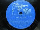 BILLIE HOLIDAY & HER ORCH 'EASY TO LOVE' ON RARE SWEDISH KARUSELL 78