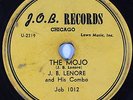 Hear Blues 78 rpm J.B. LENORE The Mojo J.O.B. 1012