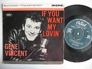 TRES RARE GENE VINCENT - IF YOU WANT MY LOVIN' - ORIGINAL UK de 1961 - UK EP