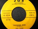Hal Page & The Whalers 45 J&S Thunder Bird RARE BLACK ROCKER R&B KILLER LISTEN