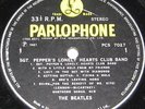 THE BEATLES Sgt Peppers lp 1967 Y&B PARLOPHONE Stereo PCS 7027 SINGAPORE Rare