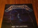 Metallica Ride The Lightning Original 1st Pressing Megaforce Records Label LP