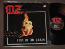 OZ Fire In The Brain LP 1983 SWEDISH PRESS EX+ Heavy Death Metal IN PLASTIC