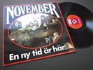 NOVEMBER - EN NY TID ÄR HÄR... / ORIG SWE 1ST PRESS LP SONET HEAVY PROG KILLER