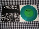 7 SECONDS Committed For Life EP Black & White Cover TEAL /25 Pazzafist 1990 Rare