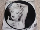 MADONNA *RARE PICTURE DISC* VOGUE / KEEP IT TOGETHER 1990 EXCELLENT + INSERT