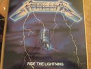 Metallica Ride The Lightning NEAR MINT Misprint Jacket MRI 769 Megaforce A1/A2