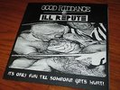 Good Riddance Ill Repute split its alive records blue vinyl hardcore punk afi