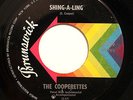 NORTHERN -THE COOPERETTES-SHING A LING /NO MEANING on BRUNSWICK-VG++