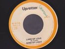 SONS OF LIGHT land of love REGGAE 45 on UPSETTER