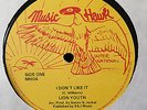 Lion Youth I Don't Like It Rare UK OG Music Hawk Reggae 12