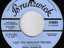 ERMA FRANKLIN - I get the sweetest feeling/whispers getting louder. BRUNSWICK