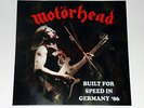 Motorhead 'Built For Speed' Live in Hamburg Germany '86 Yellow Color 100 cop NM