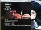 HMV  ASD 346 (Gold/Cream)  - YEHUDI MENUHIN  - VIOLIN CONCERTOS (Bach)