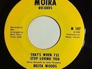 Rare Northern Soul BELITA WOODS on MOIRA RECORDS
