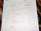 Van Halen II TEST PRESSING US w/ Cue Sheet Pressed Over a Month B 4 Release RARE