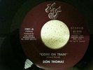 DON THOMAS   COME ON TRAIN    NUVJ  1001     VG+ CON