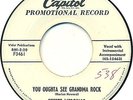 SKEETS McDONALD - YOU OUGHTA SEE GRANDMA ROCK NM 45 '56 rockabilly Eddie Cochran