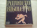 SCARCE RIGOLETTO OPERA VERDI TRIPLE VINTAGE STEREO LP VINYL RECORDS HARD CASE