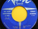VELVET UNDERGROUND & NICO w/LOU REED Sunday Morning 45 Very Rare STOCK Verve