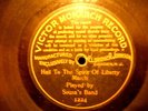 78 RPM-Victor Monarch Record 3224-Pre Dog-1901-Sousa March-Eldridge R.Johnson