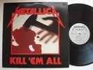METALLICA Kill 'Em All Original 1st Issue MEGAFORCE LP No Barcode Sterling