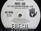 Rare 45-RAP-JUST ICE-MANTRONIX 