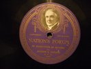 78RPM-Nations Forum #23-Warren G.Harding-An Assoc. of Nations-Princes Band
