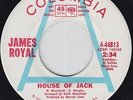 JAMES ROYAL House Of Jack on Columbia 45 mod soul dancer HEAR