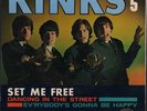 THE KINKS 45 EP SET ME FREE  FRENCH EP with PS