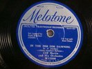 MELOTONE 12556-JACK BERGER/JAN PEERCE-DIM DIM DANNING /PERFECT COMBINATION-E+/E
