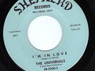 MINT HOLLYWOOD DOO-WOP 45 I'm In Love THE UNIVERSALS Shepherd SR-2200