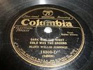 BLUES- BLIND WILLIE JOHNSON- COLUMBIA 78 RPM- DARK WAS THE NIGHT COLD THE GROUND