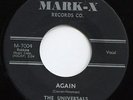 The Universals - Again/Teenage Love Rare Doo-Wop 45 Mark-X M-7004 Listen