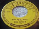 CARL PERKINS-Blue Suede Shoes/Honey, Don't-RARE 45/ORIG SUN LABEL/NICE