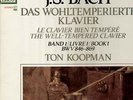 Bach - Das Wohltemperierte Klavier Band 1, Ton Koopman rare Erato 2 LP Box 1983