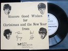 BEATLES FIRST CHRISTMAS RECORD *SUPER EX+ 1963 FAN CLUB FLEXI IN FOLD OUT SLEEVE