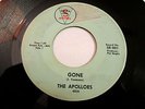 APOLLOES-gone/summertime blues-1966 ATLANTA GARAGE-RARE 1st label-SOUPA CORP 001