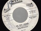 HEAR Rockabilly Bopper Promo 45 BOB FRYFOGLE Six Feet Under on Wedge (Promo)